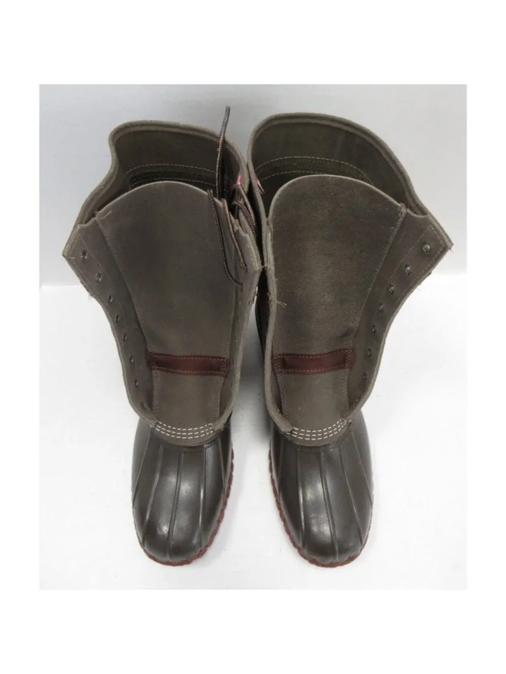 LL Bean Bean Boots 10 M Signature Primaloft Leather Insulated Duck USA